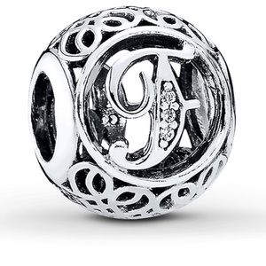 Pandora F charm